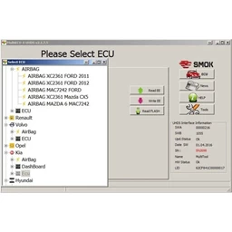 Show details for EU0010 Honda AirBag by OBD Picture of EU0010 Honda AirBag by OBD