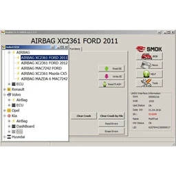 EU0014 Ford/Volvo Clear Crash by OBD için detaylı bilgi göster EU0014 Ford/Volvo Clear Crash by OBD resmi