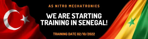 As Nitro Mechatronics, we are starting training in Senegal!