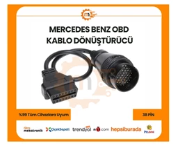 Mercedes Benz 38 Pin OBD Kablo Dönüştürücü için detaylı bilgi göster Mercedes Benz 38 Pin OBD Kablo Dönüştürücü resmi