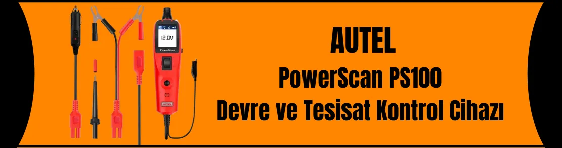 Autel PowerScan PS100 Devre ve Tesisat Kontrol Cihazı 