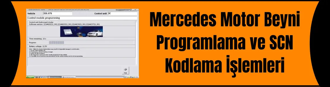 Mercedes Motor Beyni Programlama ve Scn Kodlama İşlemleri