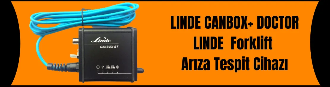 LINDE CANBOX+ DOCTOR LINDE  Forklift Arıza Tespit Cihazı