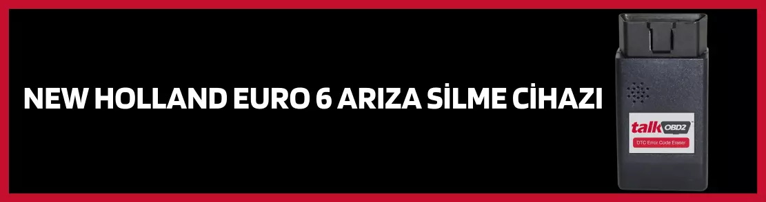 New Holland Euro 6 Arıza Silme Cihazı