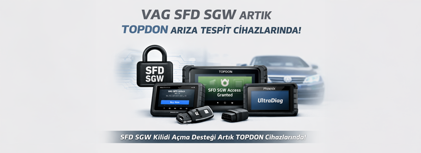 VAG SFD SGW Artık TOPDON Arıza Tespit Cihazlarında!