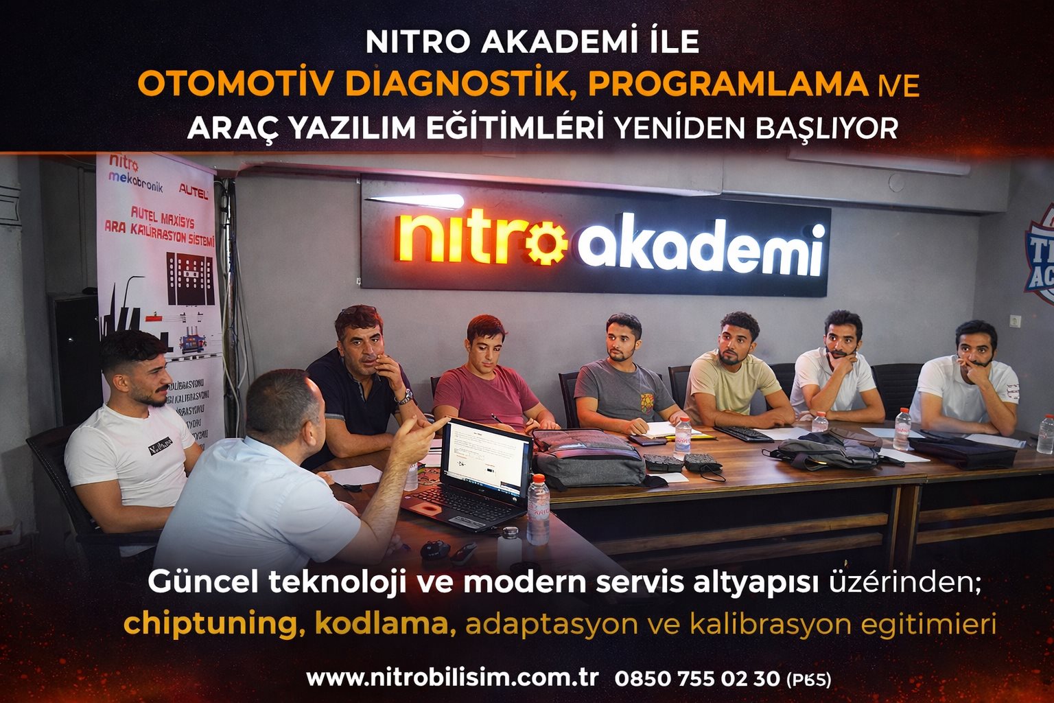 Nitro Akademi ile Otomotiv Diagnostik, Programlama ve Araç Yazılım Eğitimleri Yeniden Başlıyor