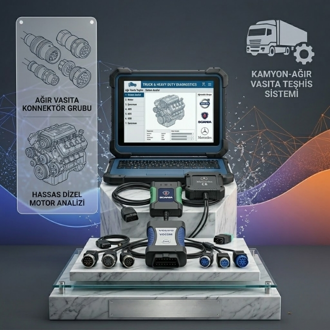 Kamyon-Ağır Vasıta Arıza Tespit Cihazı
