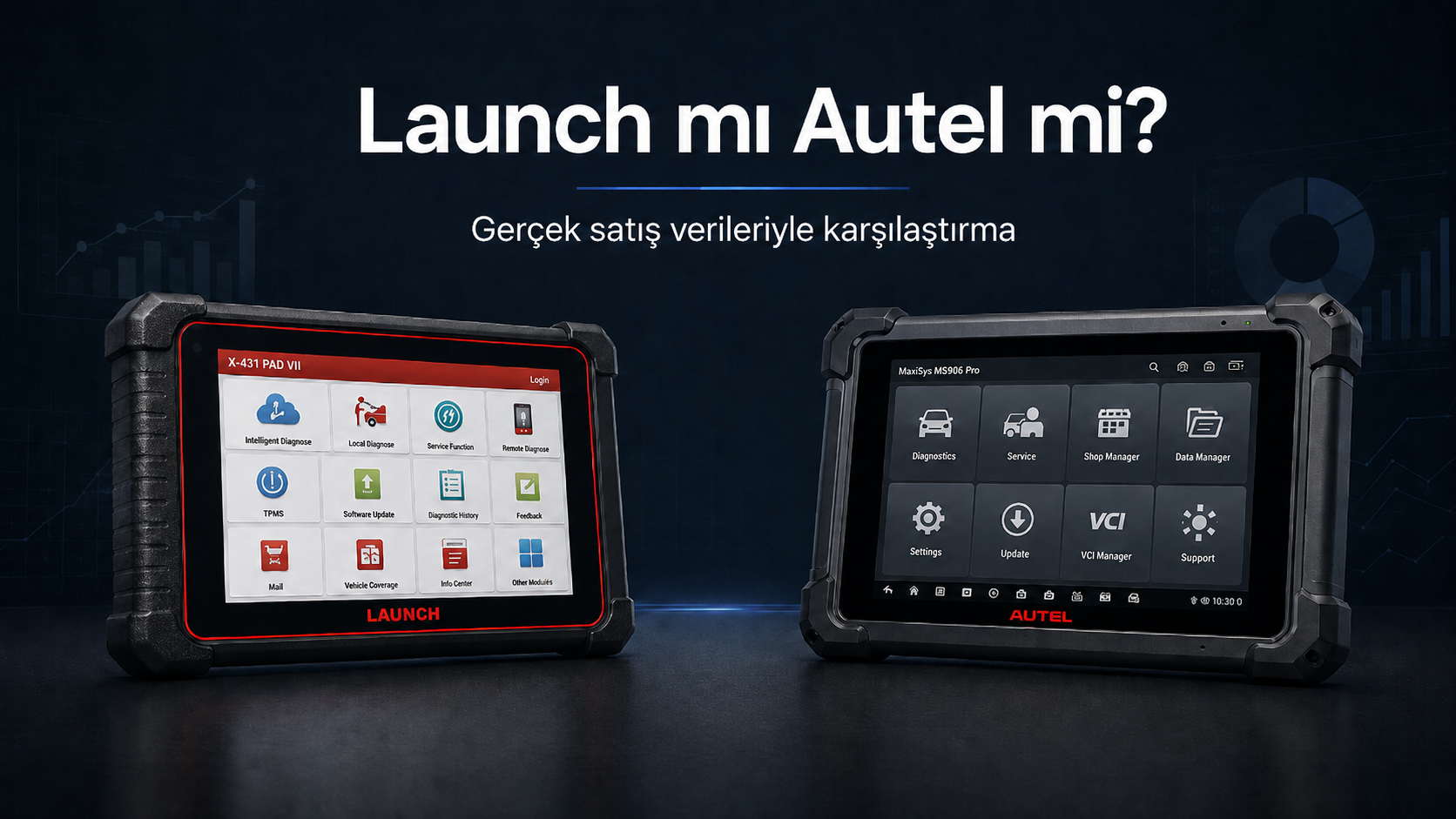 Launch mı Autel mi? 10 Yıllık Tecrübemiz ve Gerçek Satış Verimizle Karşılaştırma