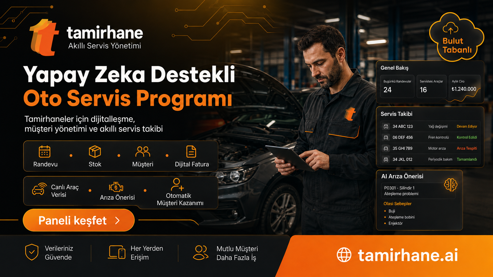 Yapay Zeka Destekli Oto Servis Programı: Tamirhaneler İçin Dijitalleşme Rehberi