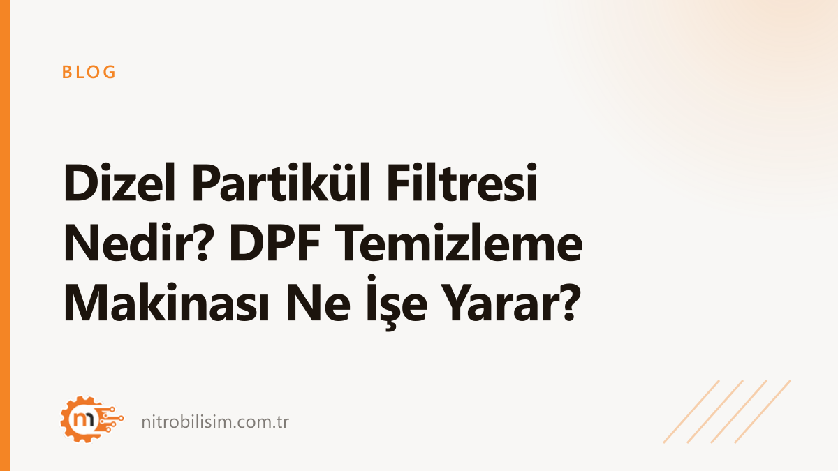 What Is a Diesel Particulate Filter? What Does a DPF Cleaning Machine Do?