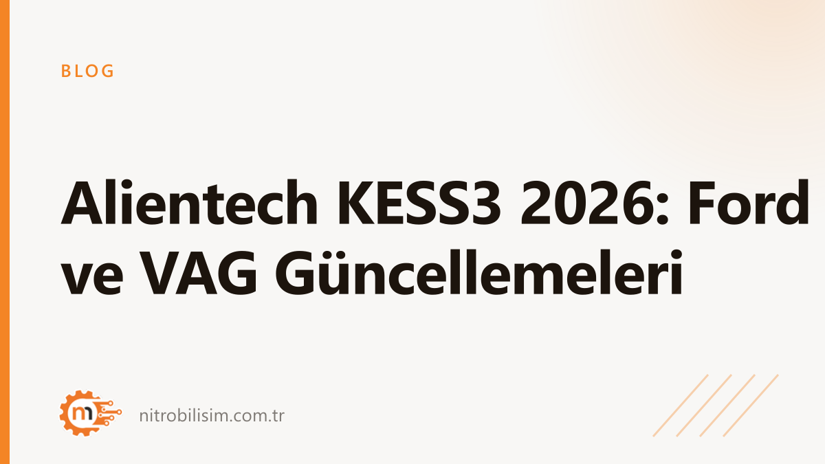  Alientech KESS3 2026: Ford and VAG Updates