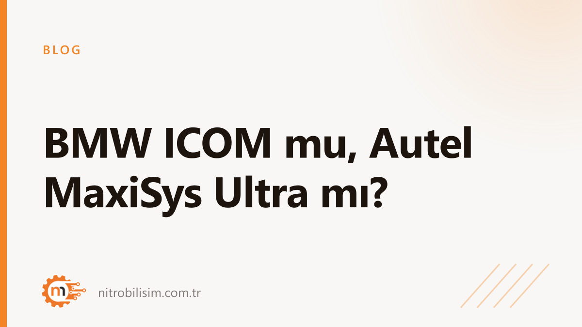 BMW ICOM mu, Autel MaxiSys Ultra mı?