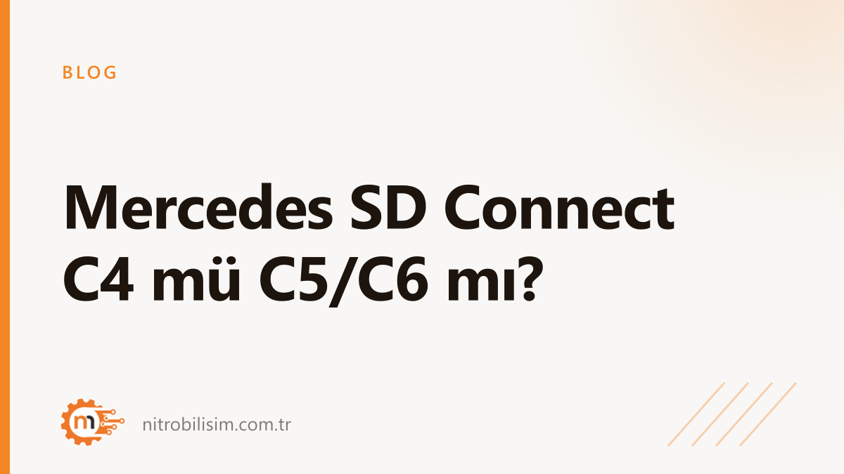 Mercedes SD Connect: C4 or C5/C6?