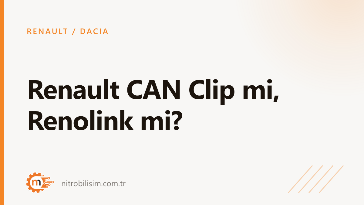 Renault CAN Clip mi, Renolink mi?