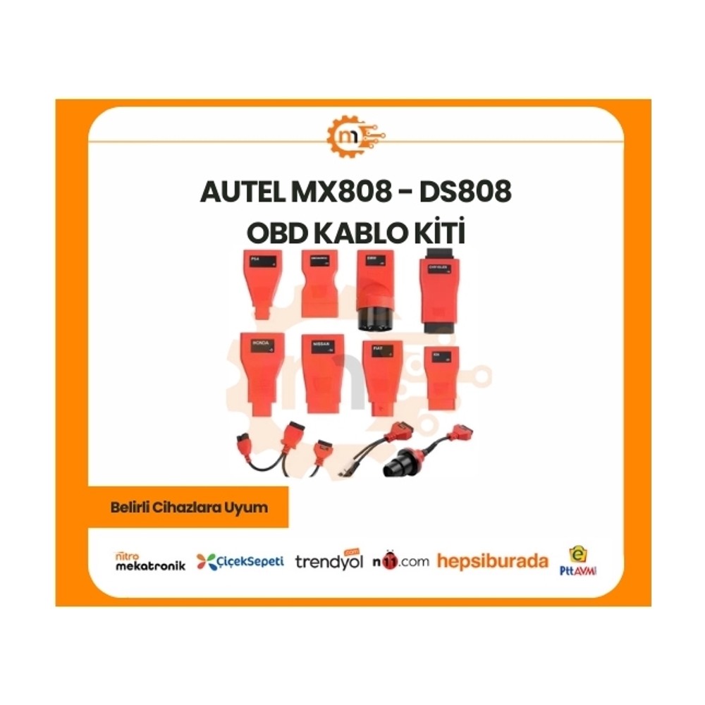 Autel MX808 - DS808  Obd Kablo Kiti