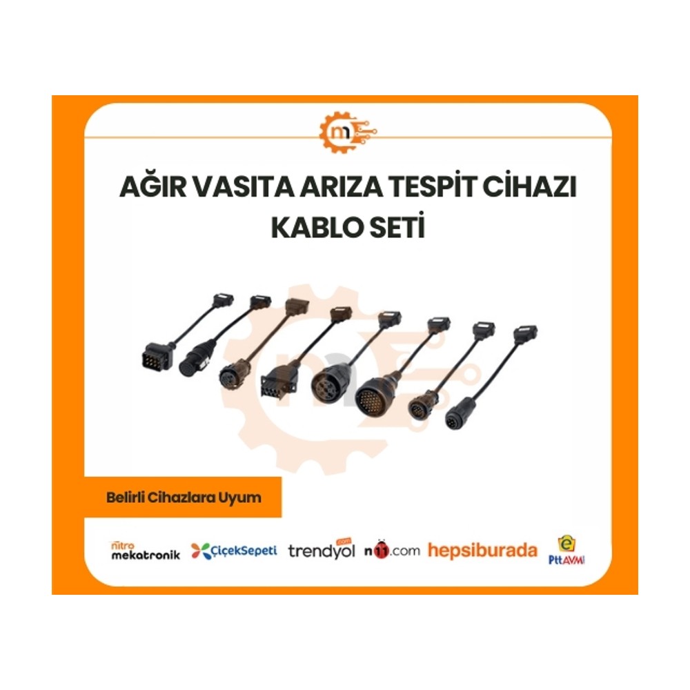 Ağır Vasıta Arıza Tespit Cihazı Kablo Seti