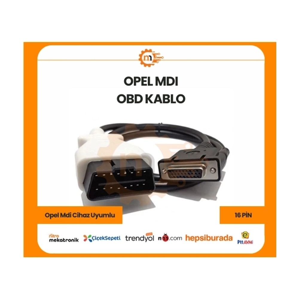 MDI OBD KABLO – MDI 16 Pin Kablo