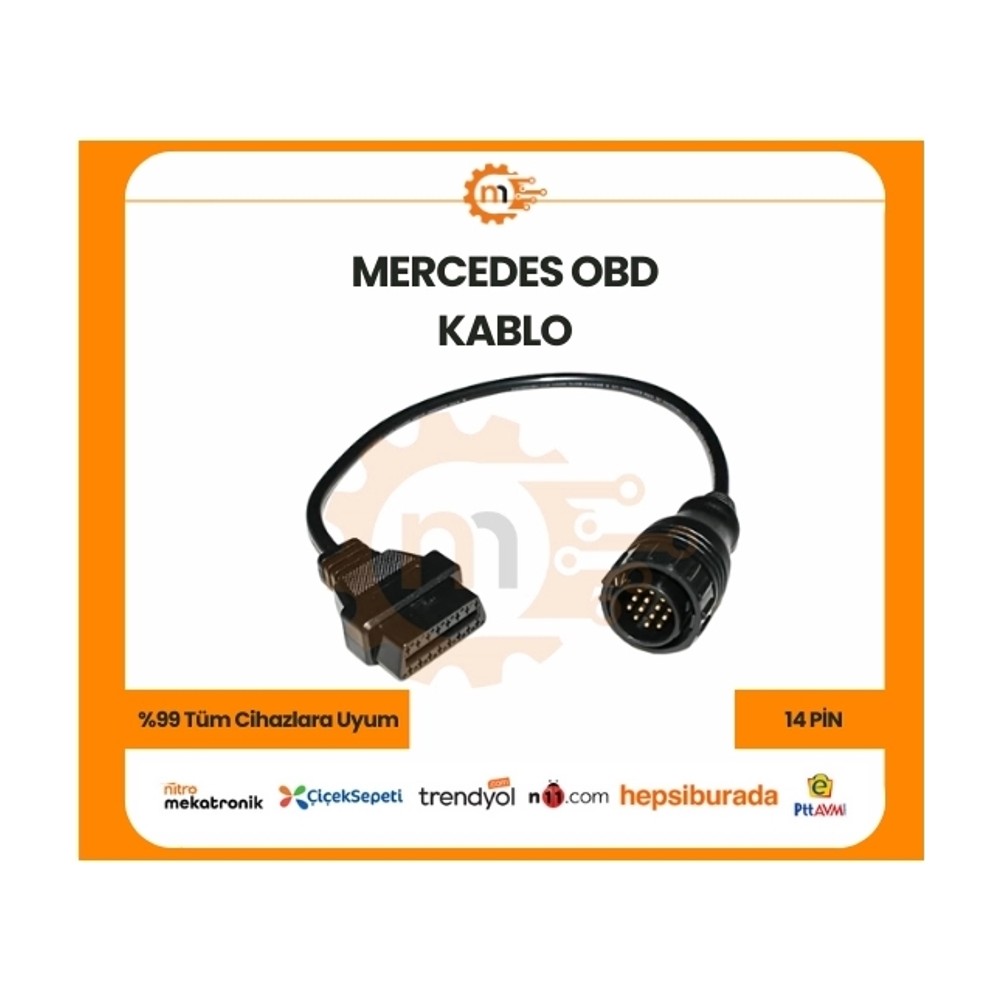 14 Pin Mercedes Kablo Dönüştürücü