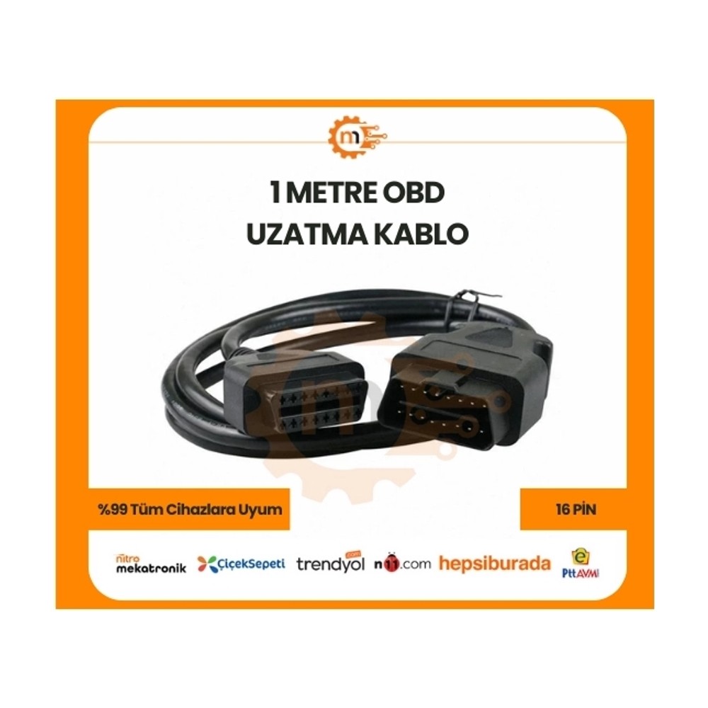 1 Metre Obd Uzatma Kablo
