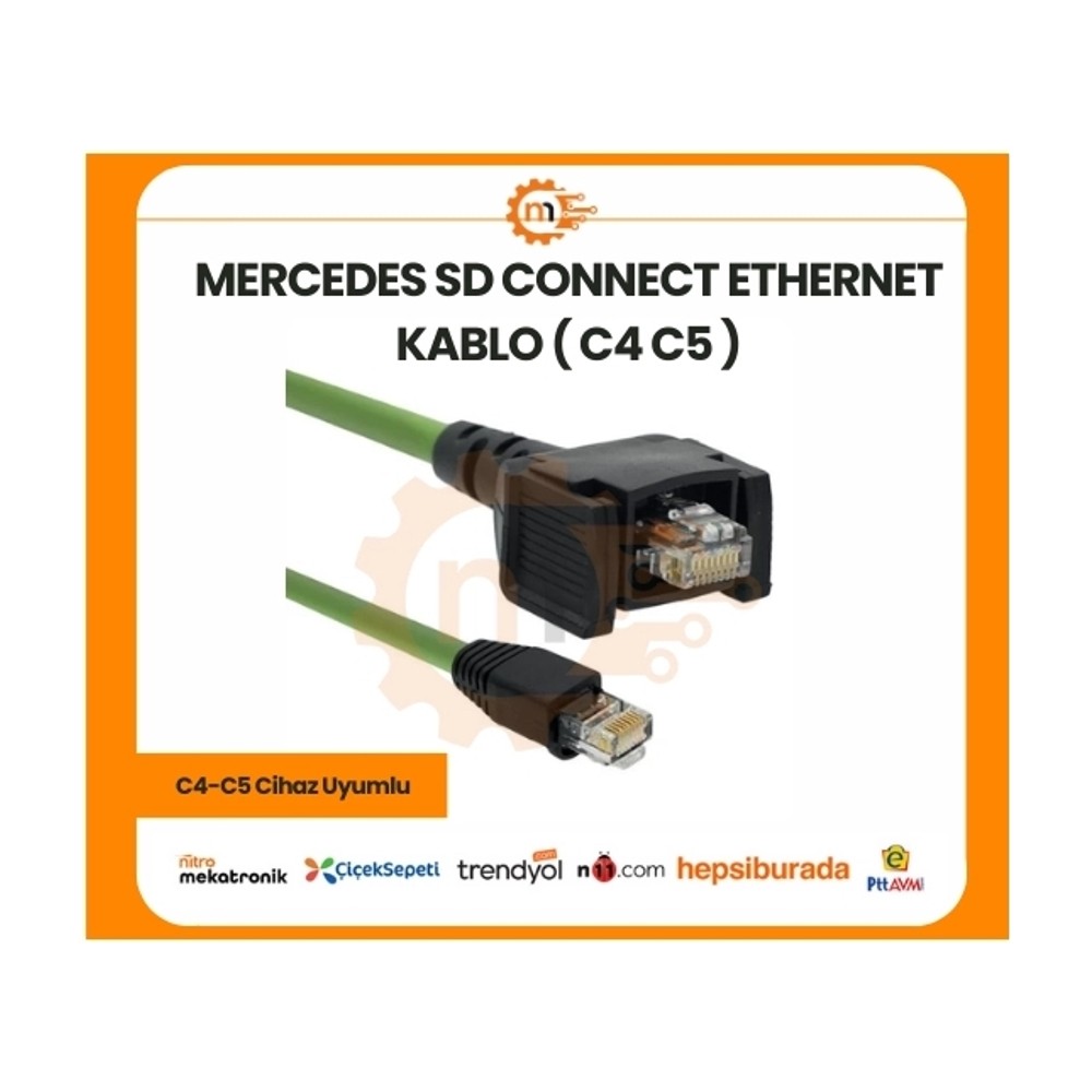 MERCEDES  SD Connect Ethernet Kablo ( C4 C5 )