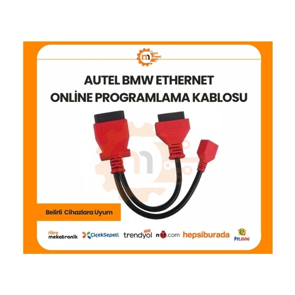 AUTEL BMW Ethernet Online Programlama Kablosu