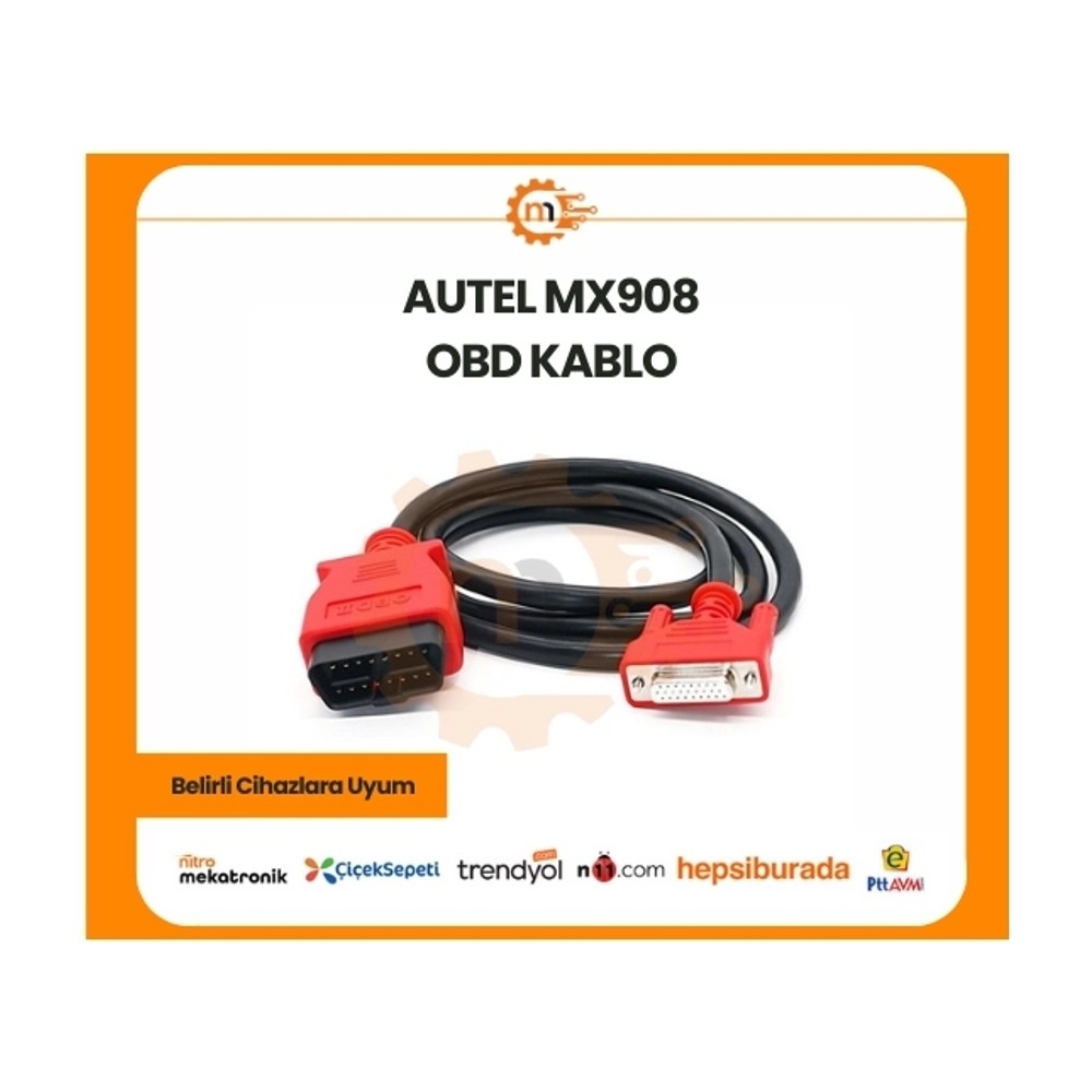 AUTEL 908 - 909 - 919 - Ultra OBD Kablo 26 Pin