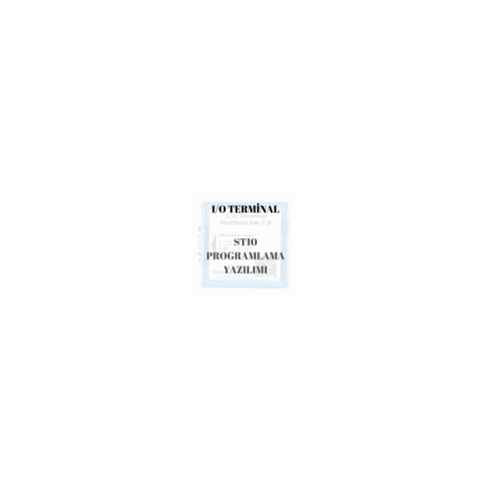 I/O TERMİNAL ST10 Programlayıcı