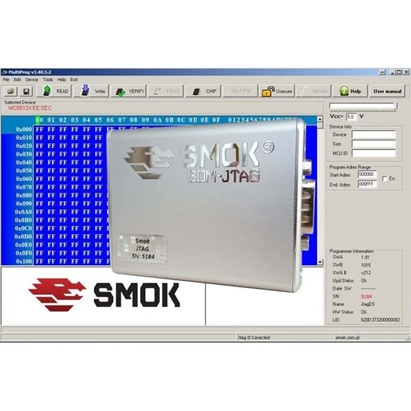 Picture of SMOK-JTAG JG0019 SGS ST10 License
