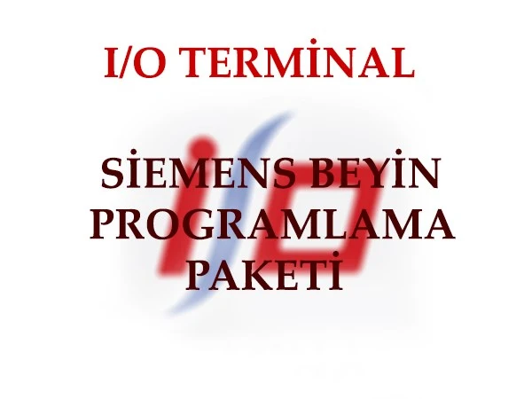 I/O TERMİNAL  Siemens Beyin Programlama Paketi resmi