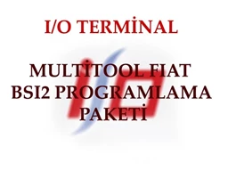 I/O TERMİNAL FIAT BSI2 Programlama Paketi