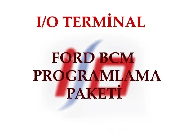 I/O TERMINAL Ford BCM Programlama Paketi resmi
