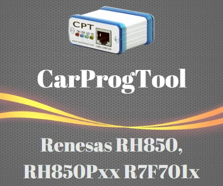 صورة برنامج كار برو توول مبرمج CarProTool Aktivasyon Renesas RH850, RH850Pxx R7F701x 
