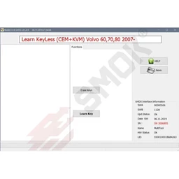 صورة حزمة ترخيص VO0013 Learn Keys Volvo, Read PIN CEM
