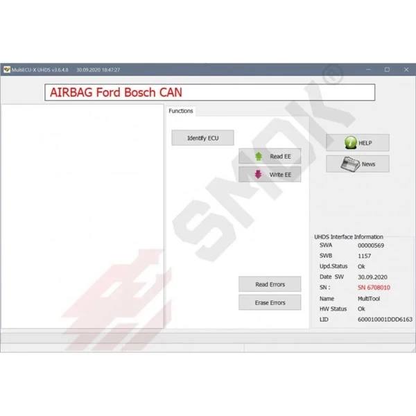 Picture of EU0043 Ford Bosch AirBag CAN