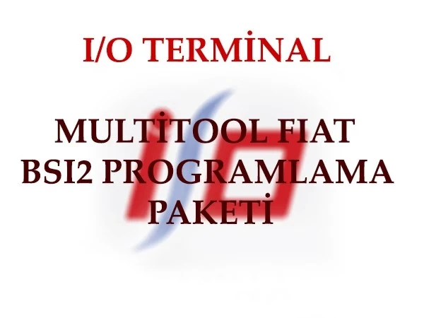 I/O Terminal Fiat BSI2 Programlama Paketi