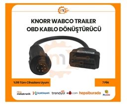 7 Pin Knorr Wabco Trailer Kablo Dönüştürücü resmi