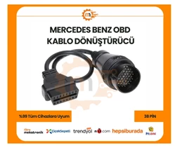 Mercedes Benz 38 Pin OBD Kablo Dönüştürücü resmi
