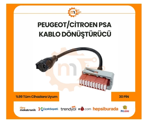 Picture of Peugeot Citroen PSA 30 Pin Cable Converter