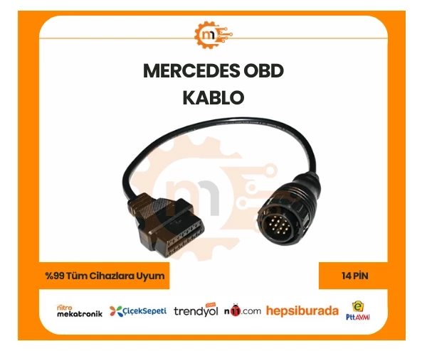 Picture of 14 Pin Mercedes Cable Converter