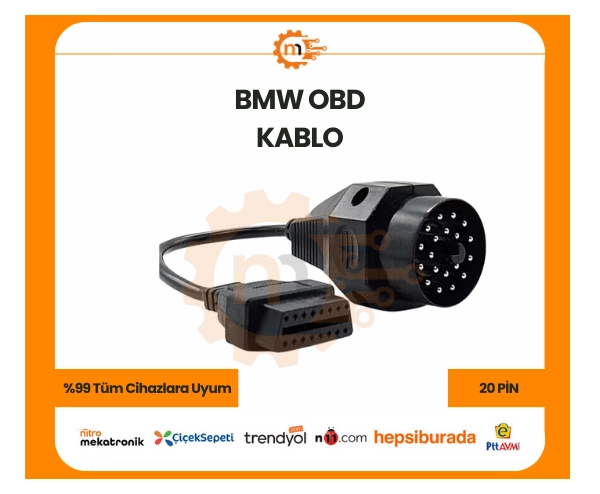 20 Pin BMW OBD Cable Converter