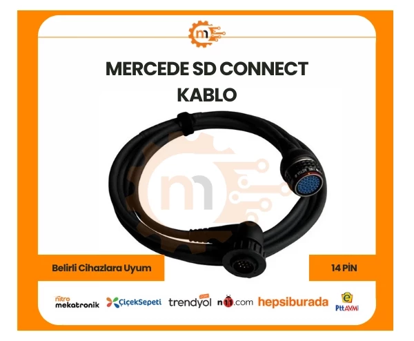 MERCEDES SD Connect 14 Pin Kablo resmi